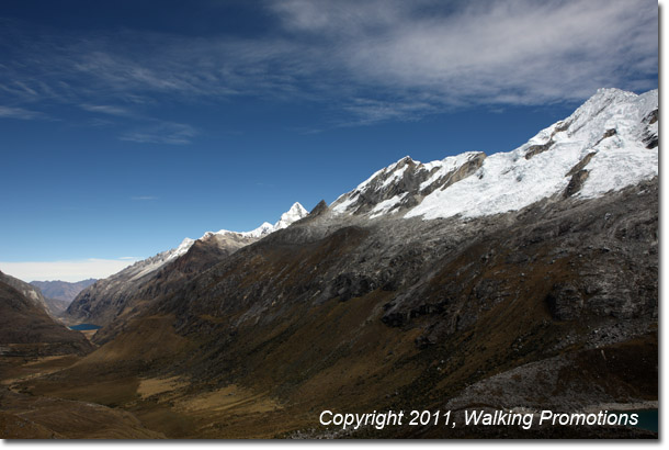 Looking back at the valley - Santa Cruz Trek, Peru